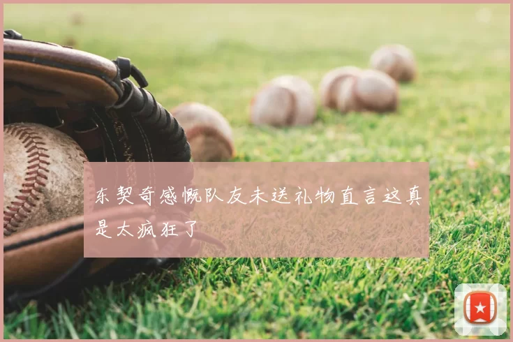 东契奇感慨队友未送礼物直言这真是太疯狂了