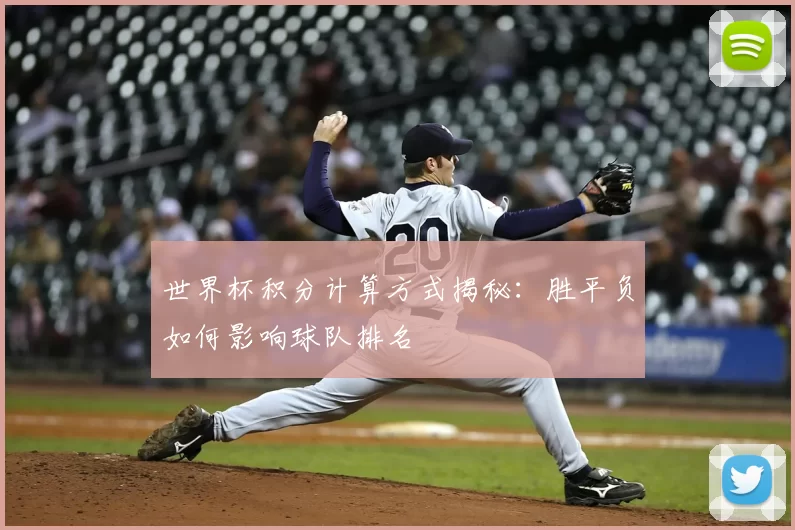 世界杯积分计算方式揭秘:胜平负如何影响球队排名