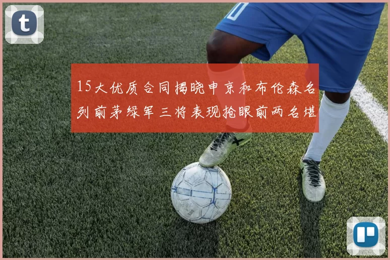 15大优质合同揭晓申京和布伦森名列前茅绿军三将表现抢眼前两名堪称传奇